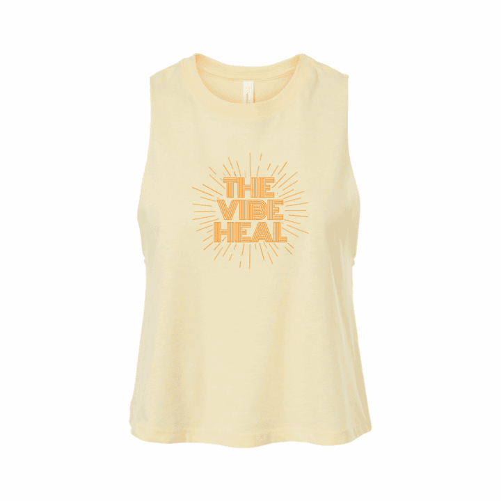 Racerback Crop Tank (Yellow)