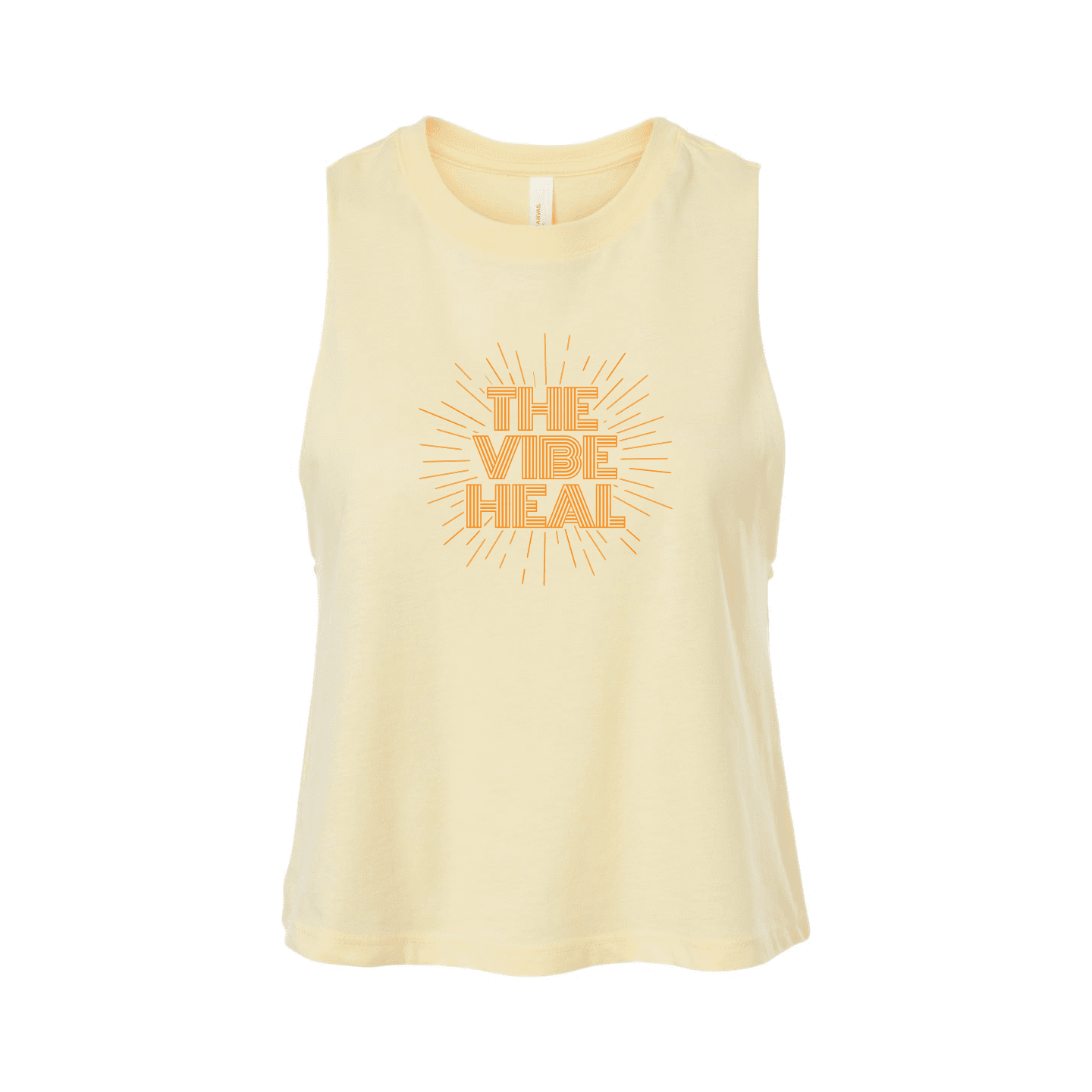 Racerback Crop Tank (Yellow)